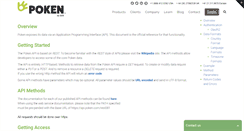 Desktop Screenshot of apiwiki.poken.com